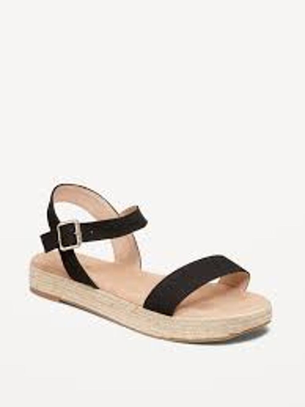 Old Navy Espadrille Sandal Black Jack Canvas Womens Size 10 NWT NEW